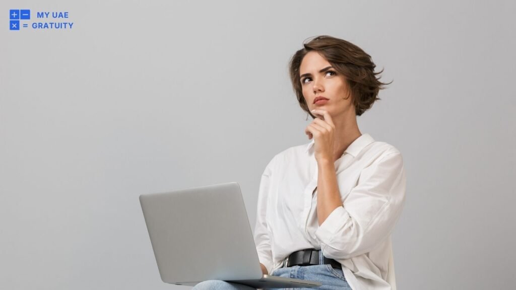 confused woman on How to Calculate Gratuity in UAE