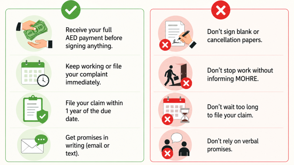 Protect your labor rights avoid mistakes